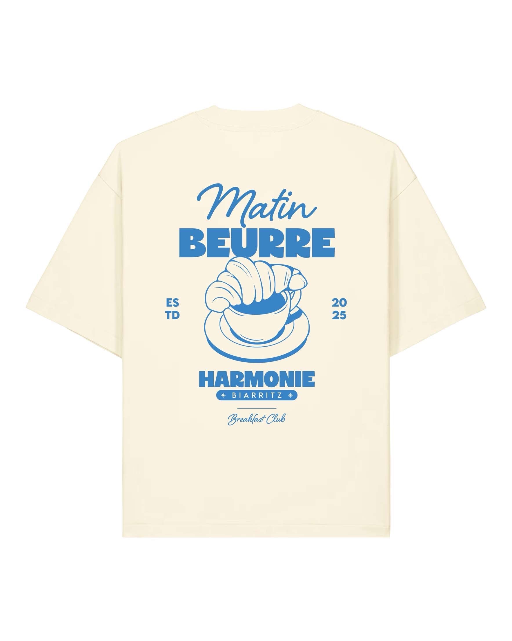 Découvrez le tee-shirt HARMONIE Matin Beurre : une pièce unisexe à la coupe moderne, douce et agréable à porter. Un essentiel du dressing streetwear français, conçu pour ceux qui aiment allier simplicité et originalité.